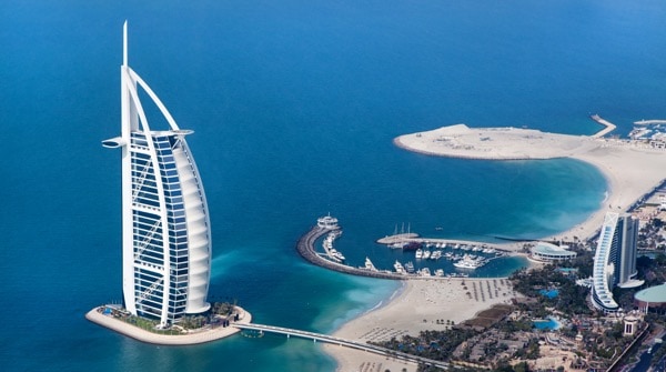 View of The Burj Hotel, Dubai